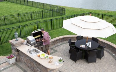 Enhance your backyard experience with an outdoor gas fireplace in Aldie, VA, for cozy evenings