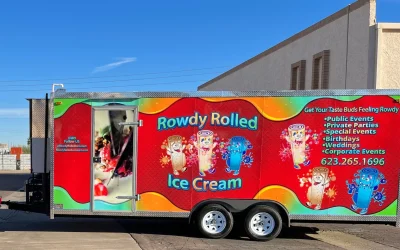 Food Truck Wrap Design When Customers Approach From More Than One Side